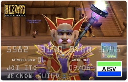 World of Warcraft Credit Card